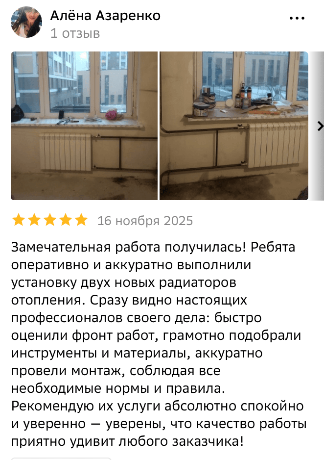 Отзыв Алёна Азаренко — скриншот Яндекс.Карт
